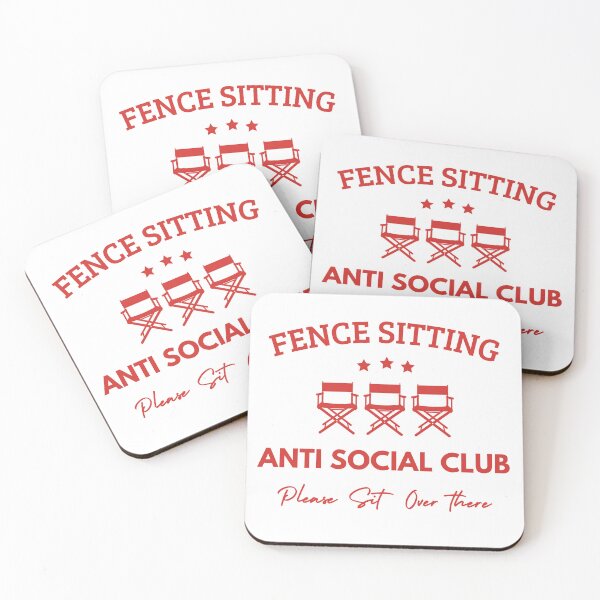Item preview, Club antisocial sentado en la valla designed and sold by BloomMarch.