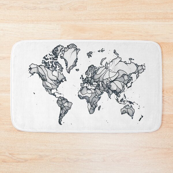 Item preview, World Map designed and sold by NPFj.