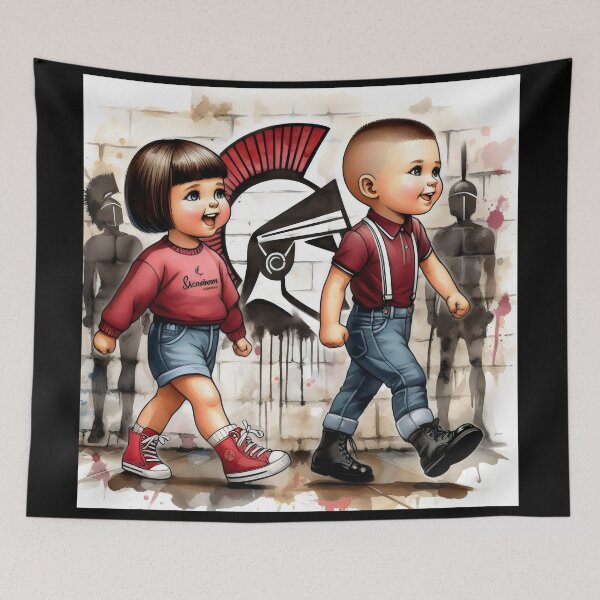 Item preview, Skinhead Boy and Girl  designed and sold by fatbanana.