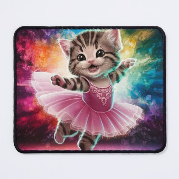 Item preview, Kitty as a ballerina designed and sold by BeaGraphicsDesign.