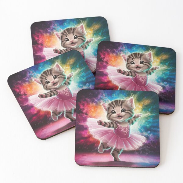Item preview, Kitty as a ballerina designed and sold by BeaGraphicsDesign.