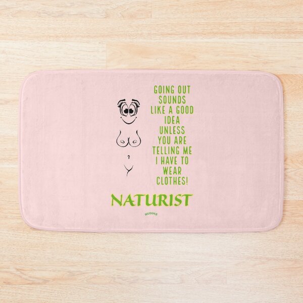 Item preview, Going out sounds good! Nudist Female Naturist designed and sold by NUDIMS.