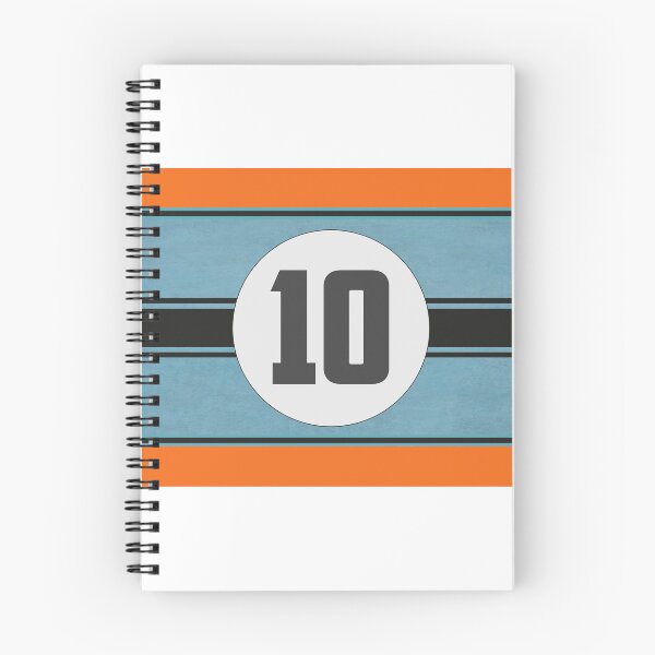 Item preview, Light Blue and Orange Racing Graphics, Racing Livery with #10 designed and sold by mmmkei.