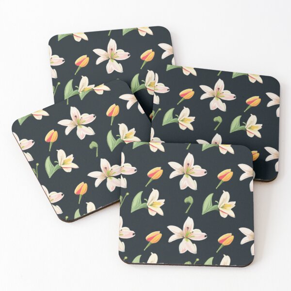 Item preview,  Lily Blossoms in a Seamless Floral Pattern designed and sold by printmala.