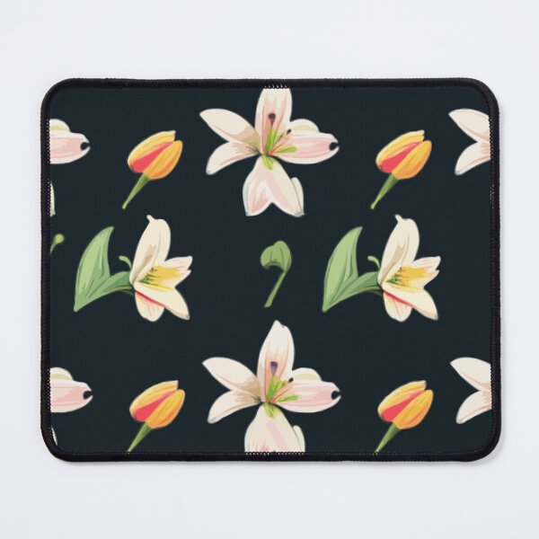 Item preview, Lily Blossoms in a Seamless Floral Pattern designed and sold by printmala.
