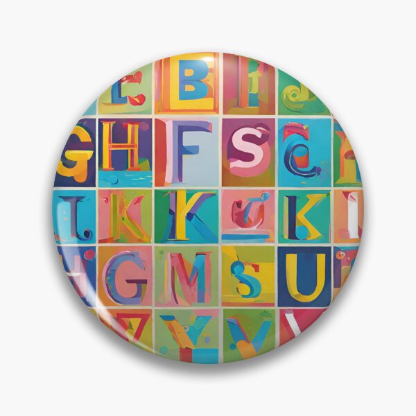 Item preview, Colorful Alphabets designed and sold by Creative-Tin.