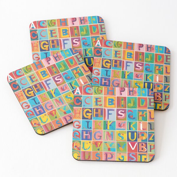 Item preview, Colorful Alphabets designed and sold by Creative-Tin.