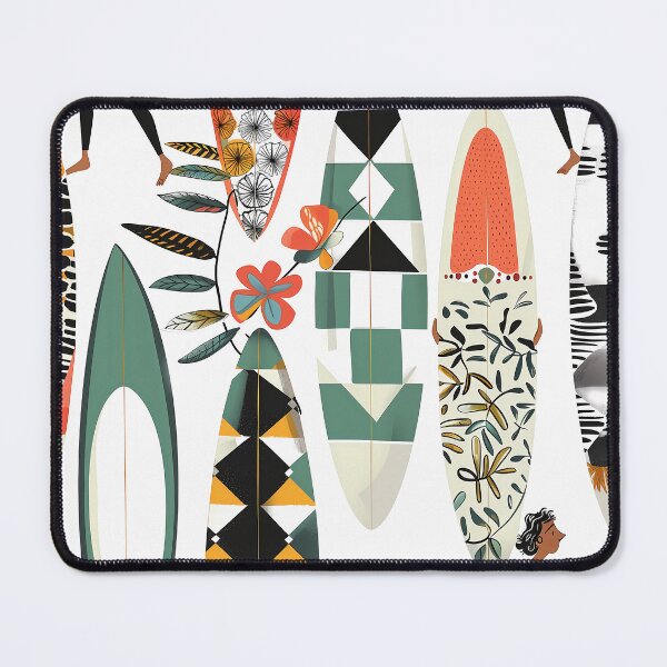 Item preview, Tropical Surfboard Paradise: Colorful and Patterned Surfboards Design - Ideal for Beach Lovers and Surf Enthusiasts designed and sold by David Balzen.