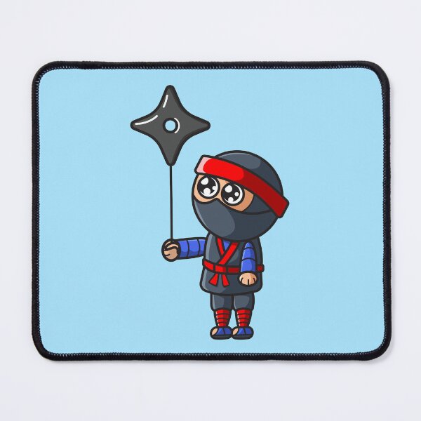 Item preview, Chibi Ninja Holding A Ninja Star Ballon designed and sold by Charcoalart.