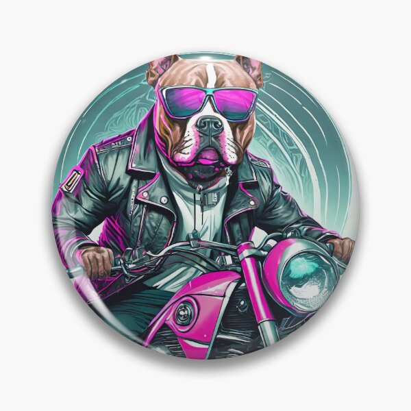 Item preview, Dog on a Motorcycle designed and sold by BADESIGNZZ.