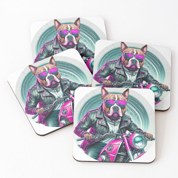 Item preview, Dog on a Motorcycle designed and sold by BADESIGNZZ.
