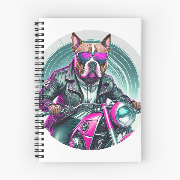 Item preview, Dog on a Motorcycle designed and sold by BADESIGNZZ.