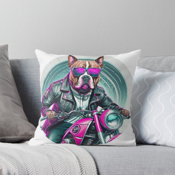 Item preview, Perro en motocicleta designed and sold by BADESIGNZZ.