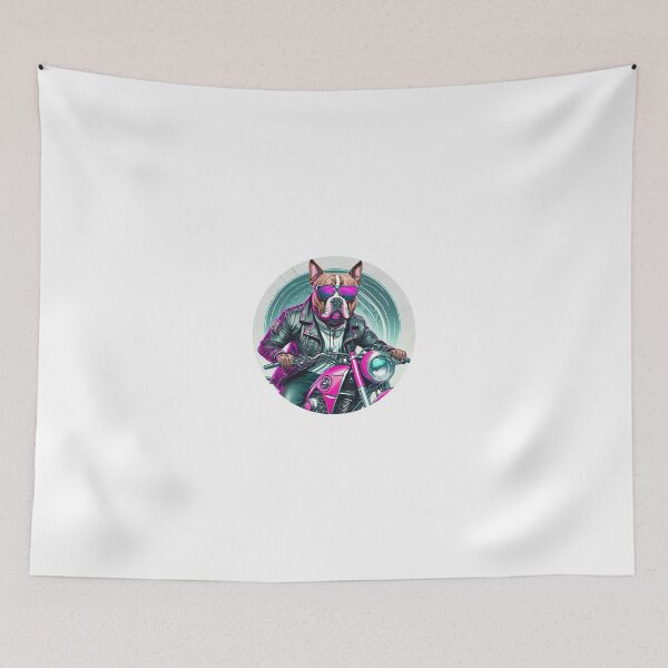 Item preview, Dog on a Motorcycle designed and sold by BADESIGNZZ.