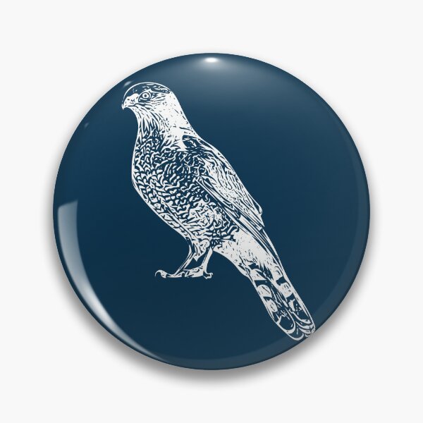 Item preview, Cooper's Hawk White Design  designed and sold by designsasstultd.