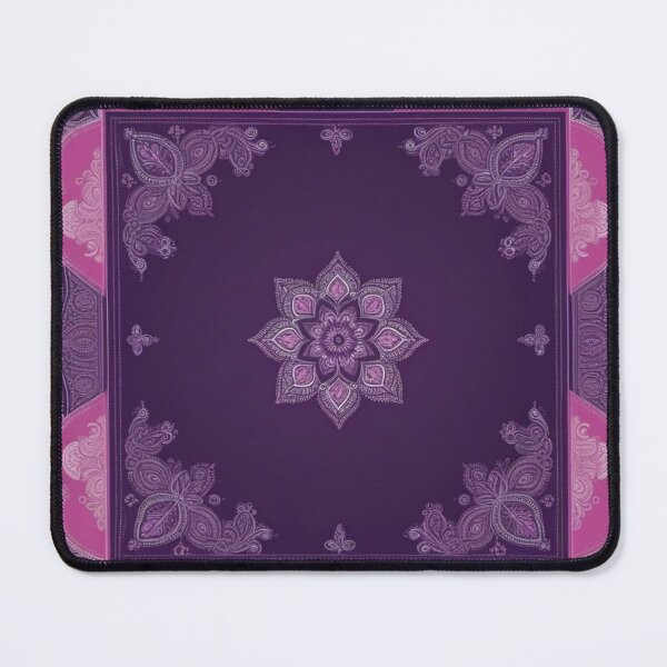 Item preview, RogerPattern - "Mystical Charm: Purple & Pink Bandana Print" designed and sold by RogerPattern.