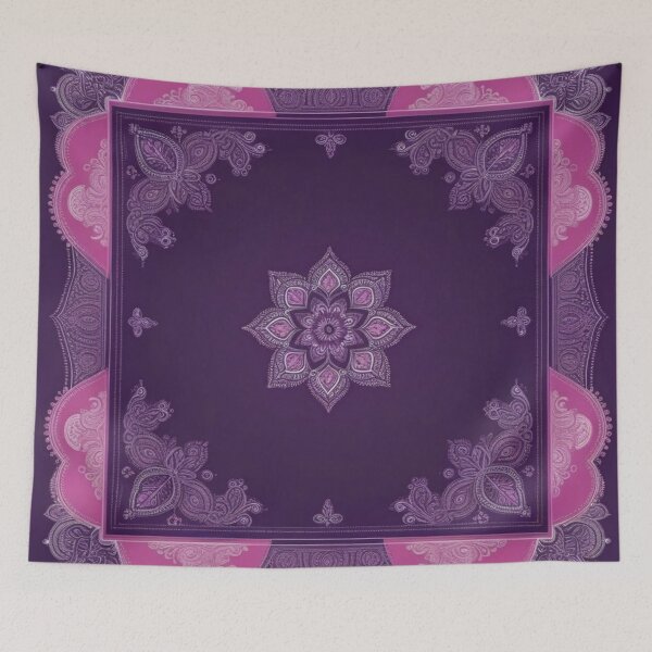 Item preview, RogerPattern - "Mystical Charm: Purple & Pink Bandana Print" designed and sold by RogerPattern.
