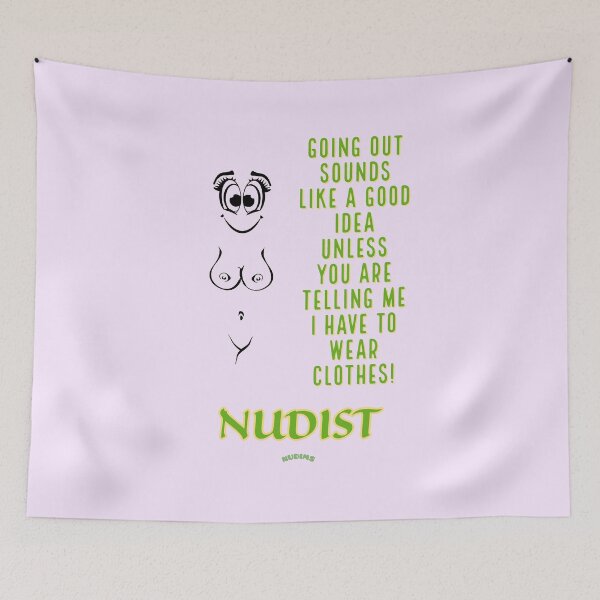 Item preview, Going out sounds good! Nudist Female Nudist designed and sold by NUDIMS.