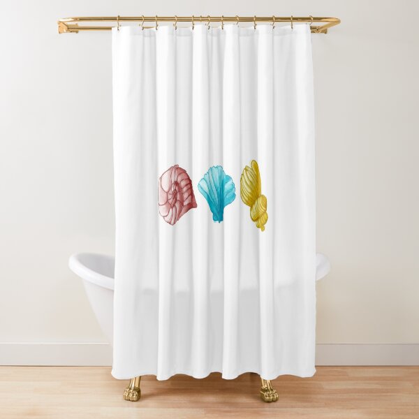 Sea Shells Shower Curtains for Sale