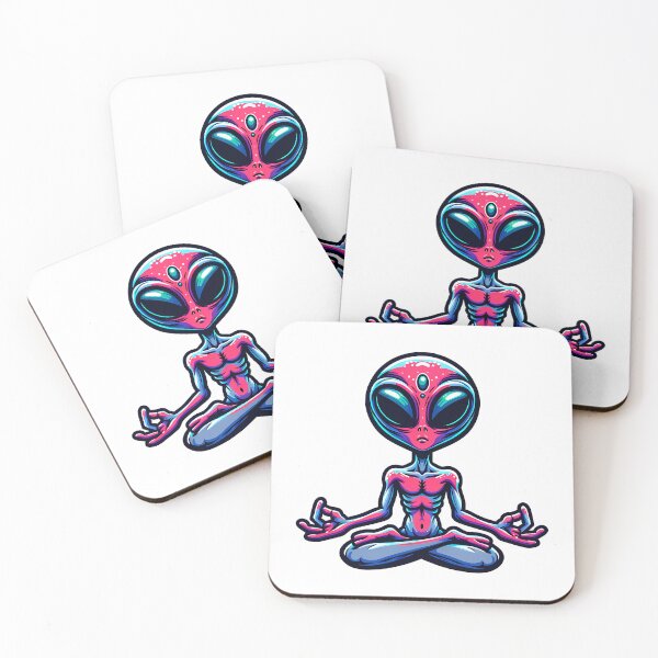 Item preview, Alien Yoga Meditation Pose designed and sold by KD Merch.