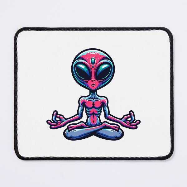 Item preview, Alien Yoga Meditation Pose designed and sold by KD Merch.