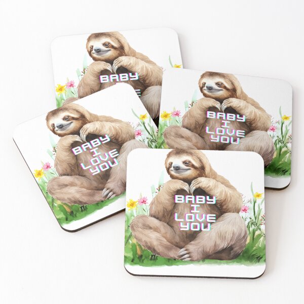 Item preview, Cute sloths, cute wildlife, natural beauty designed and sold by MissCirce1993.