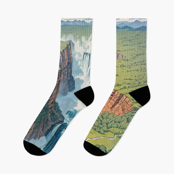 Item preview, Baths of Kin - A Contemporary Ukiyo-e Nature Landscape designed and sold by Kijiermono.