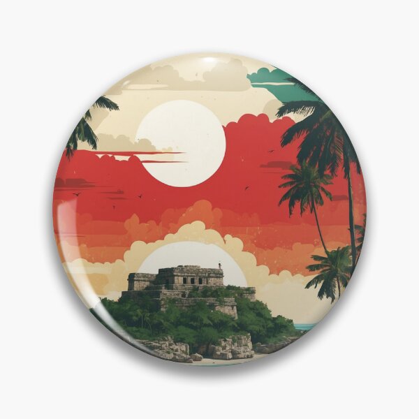 Artikelvorschau, Tulum Yucatan Mexiko Vintage Reisetourismus entworfen und verkauft von TravelersGems.