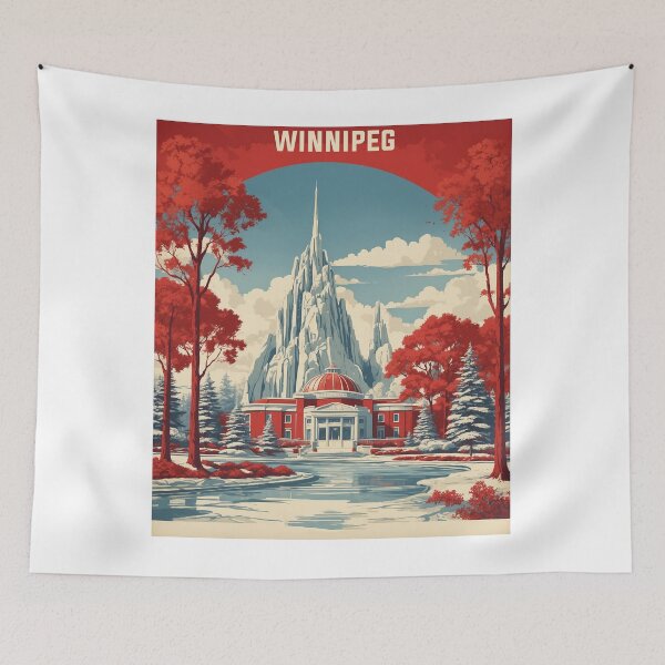 Item preview, Assiniboine Park Winnipeg Manitoba Canada Vintage Poster Tourism designed and sold by TravelersGems.