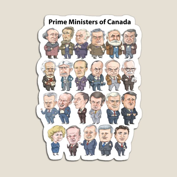 Prime Ministers of Canada Magnet