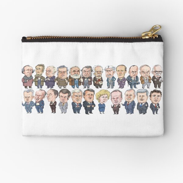 Prime Ministers of Canada Zipper Pouch