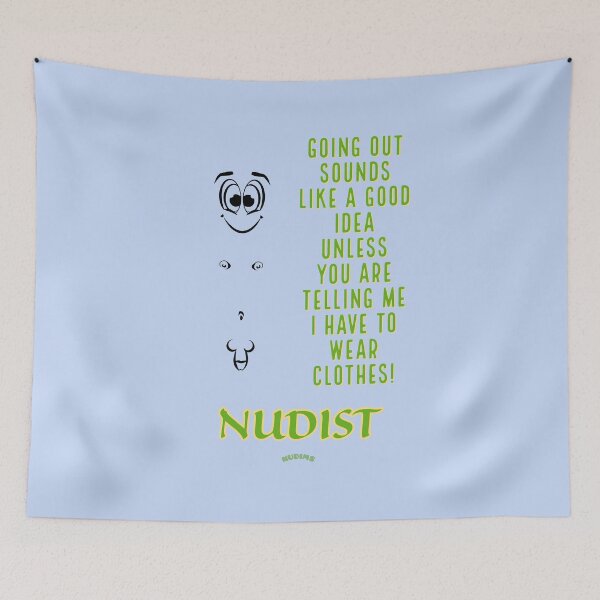Item preview, Going out sounds good! Male Nudist designed and sold by NUDIMS.