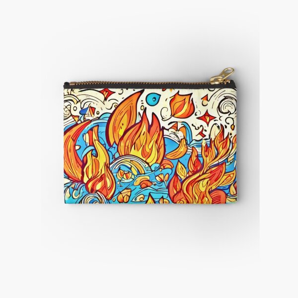 Item preview, Ocean Fire Badaist Artwork designed and sold by Health And Fitness Posts e-Store.
