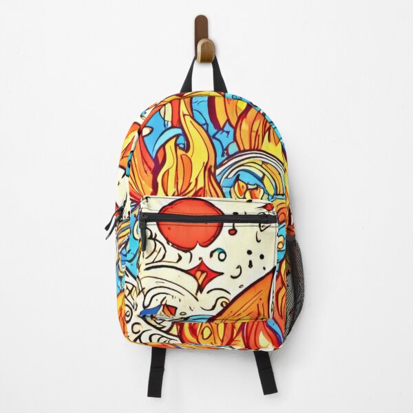 Item preview, Ocean Fire Badaist Artwork designed and sold by Health And Fitness Posts e-Store.