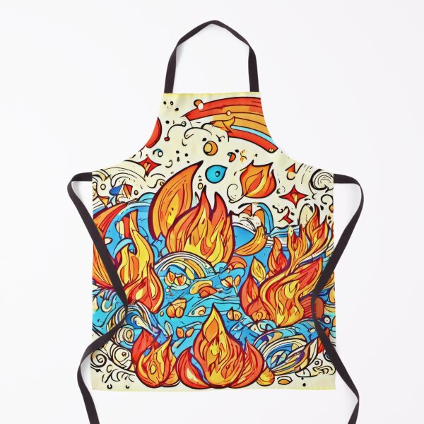 Item preview, Ocean Fire Badaist Artwork designed and sold by Health And Fitness Posts e-Store.
