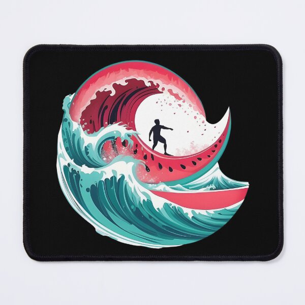 Item preview, Surfing Watermelon Wave designed and sold by Paula Helit.