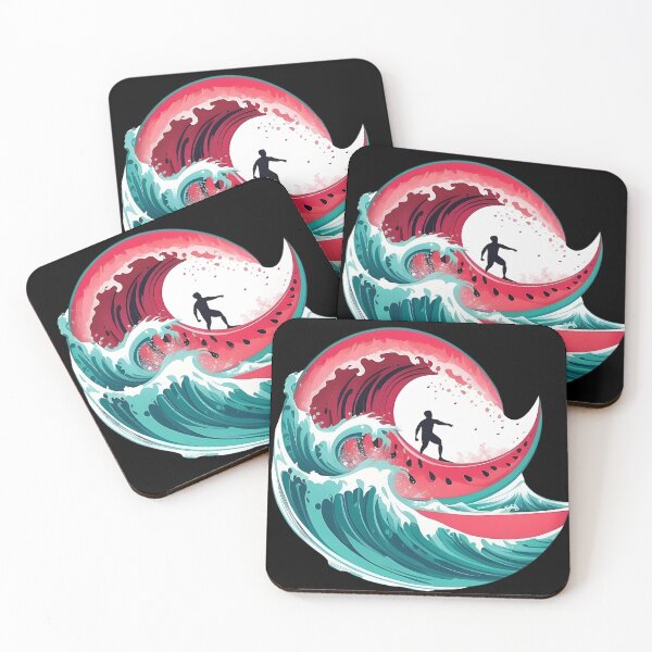 Item preview, Surfing Watermelon Wave designed and sold by Paula Helit.