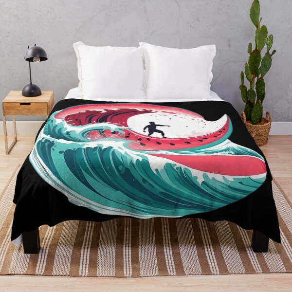 Item preview, Surfing Watermelon Wave designed and sold by Paula Helit.