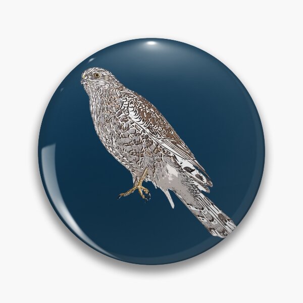 Item preview, Sharp Shinned Hawk White Alternate Design  designed and sold by designsasstultd.