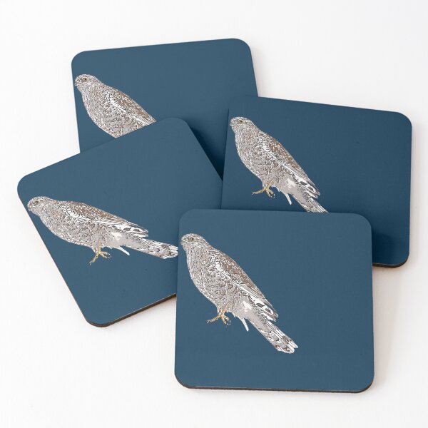 Item preview, Sharp Shinned Hawk White Alternate Design  designed and sold by designsasstultd.