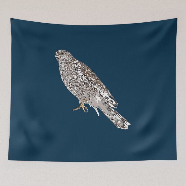 Item preview, Sharp Shinned Hawk White Alternate Design  designed and sold by designsasstultd.