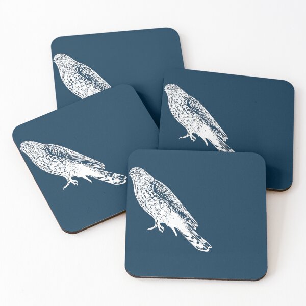Item preview, Sharp Shinned Hawk White Design  designed and sold by designsasstultd.