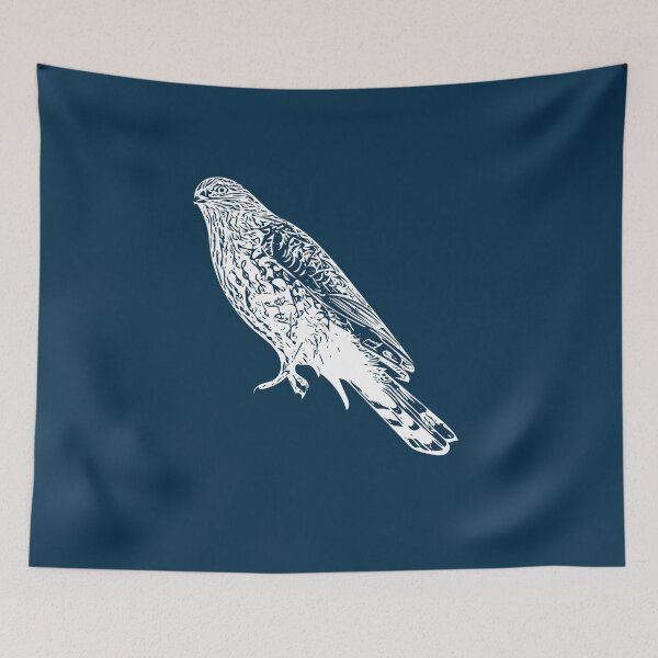 Item preview, Sharp Shinned Hawk White Design  designed and sold by designsasstultd.