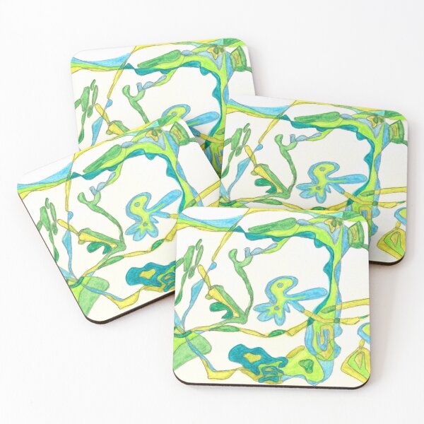 Item preview, greens blues designed and sold by Tereza Pilar  Art.