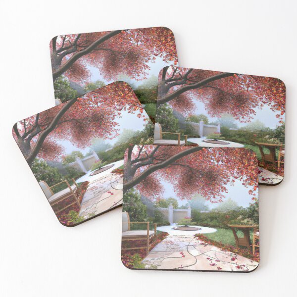 Item preview, Painting Autumn in Our Garden designed and sold by jackbermess.
