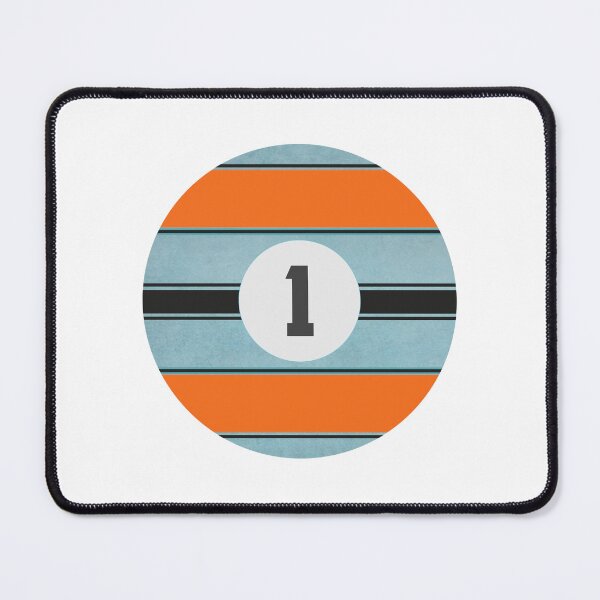 Item preview, Light Blue and Orange Racing Graphics, Racing Livery with #1 designed and sold by mmmkei.