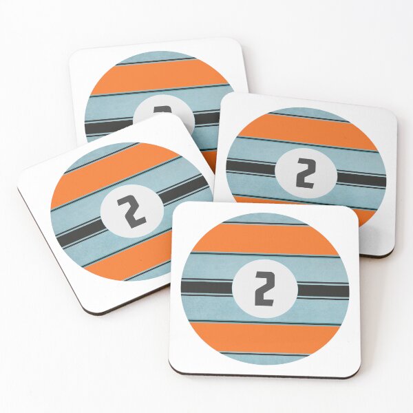 Item preview, Copy of Light Blue and Orange Racing Graphics, Racing Livery with #2 designed and sold by mmmkei.