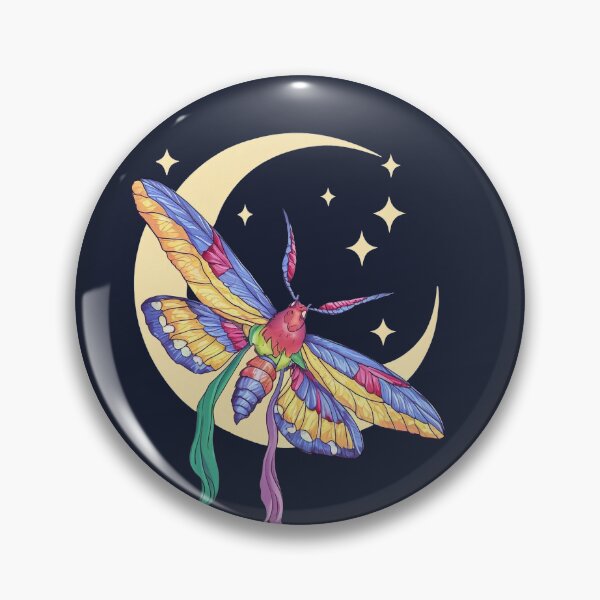Item preview, Moon moth in a starry scenery designed and sold by Tajdi.