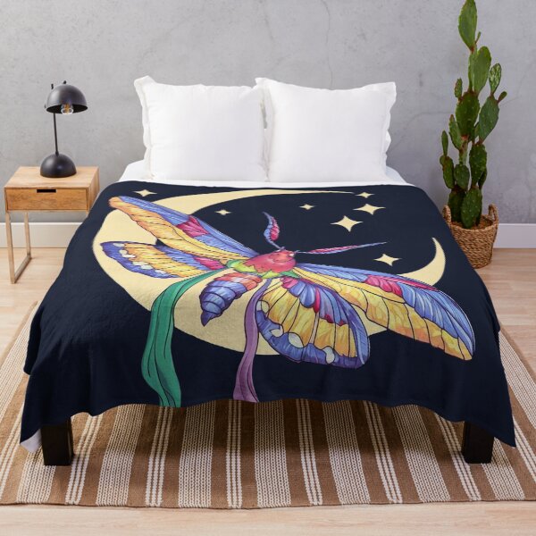 Item preview, Moon moth in a starry scenery designed and sold by Tajdi.