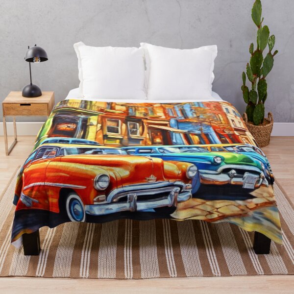 Item preview, Vintage Car Art Painting designed and sold by Health And Fitness Posts e-Store.